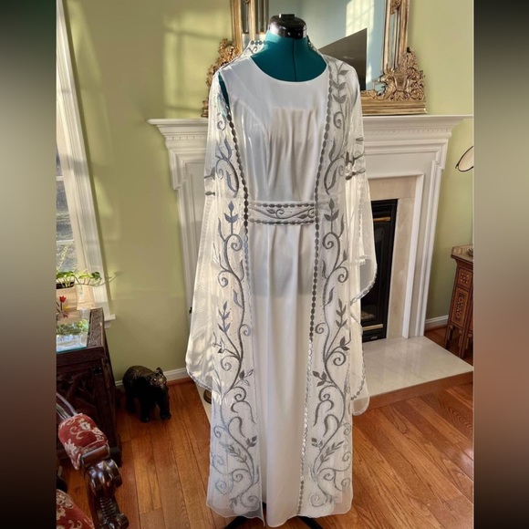 Bridal Wedding Kaftan Abaya for Nikkah or Katb Kitab NWT. Islamic/Arab/Muslim - Picture 5 of 7
